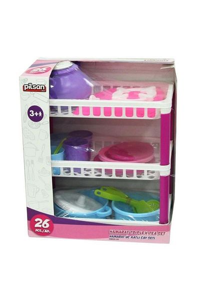 PİLSAN Hamarat 3 Layer Tea Set