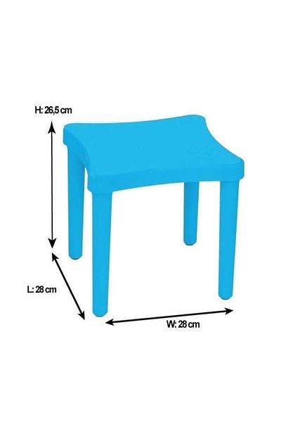 PİLSAN Story Two Tables with Blue Stool