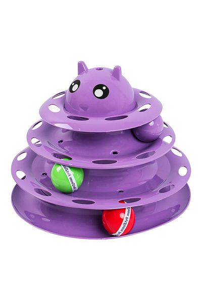 GOBYPET 3 Tier Bulk Round Cat Toy - Cat Fun