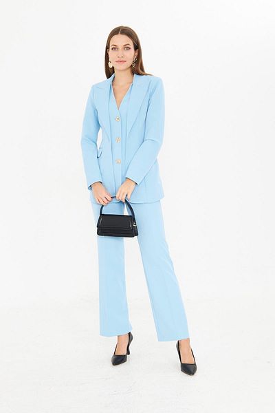 LOVELF Set cu nasturi Bebe Blue 3 Aur - Detaliu vestă