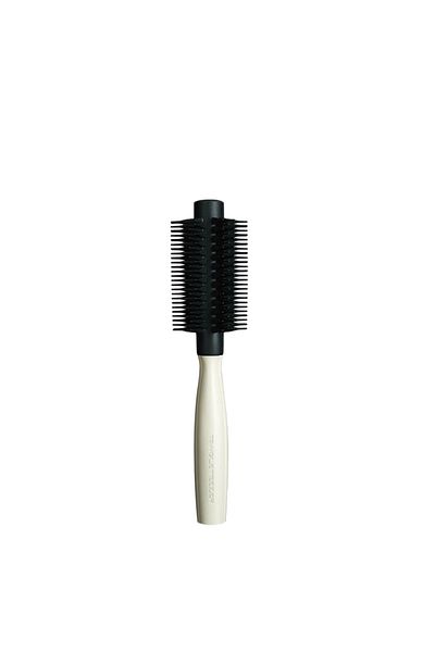 Tangle Teezer فرشاة شعر وتجفيف الشعر باللونين الأبيض والأسود الصغيرة من Round Tool
