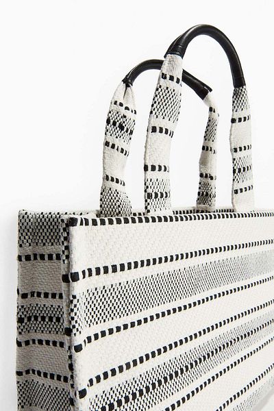 H&M Cotton-blend shopper