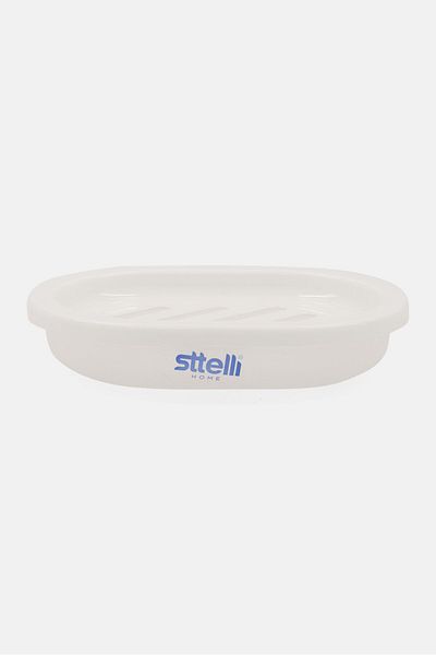Sttelli Kaleidoscope Plastic Soap Dish, White