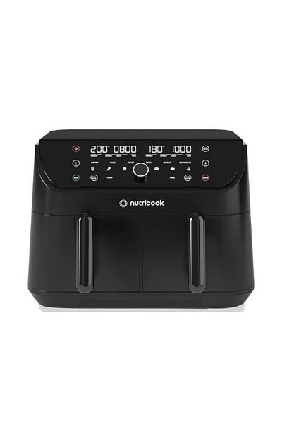 Nutricook Air Fryer Duo 2 by Caliber Brands | 8.5L | Air Fry| Bake| Roast| Broil| Dehydrate
