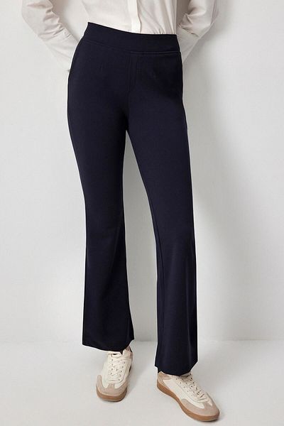 Touché Privé Flared Leg Knitted Trousers