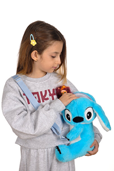 toysme Stitch-lilo Peluş Omuz Çantası - Sevimli Mavi Tasarım