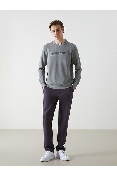 LC Waikiki Crew Neck Long Sleeve Printed Men's Sweatshirt