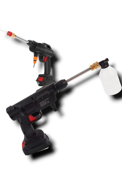 Genel Markalar Ev ve Araç Yıkamaya Uygun Taşınabilir Bataryalı Yüksek Basınçlı Su Tabancası