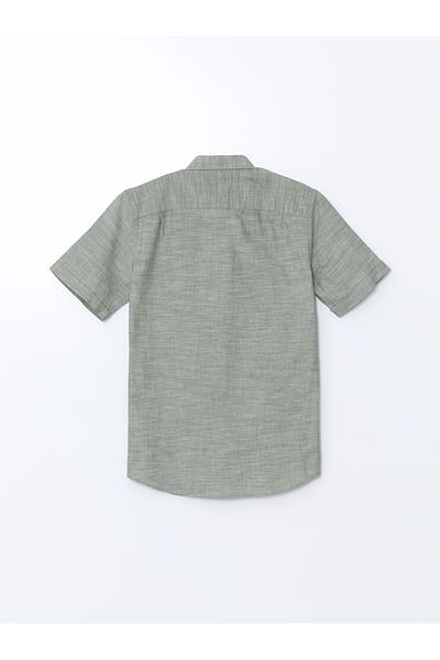 LC Waikiki Ανδρικό κοντομάνικο ποπλίνα LCWAIKIKI Classic Regular Fit