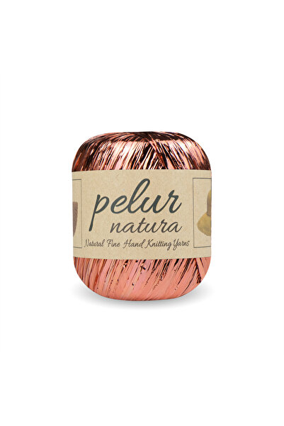 Prestij Boncuk Μεταλλική τσάντα Raffia Aren και πλέξιμο χόμπι - Κλωστή τριαντ...