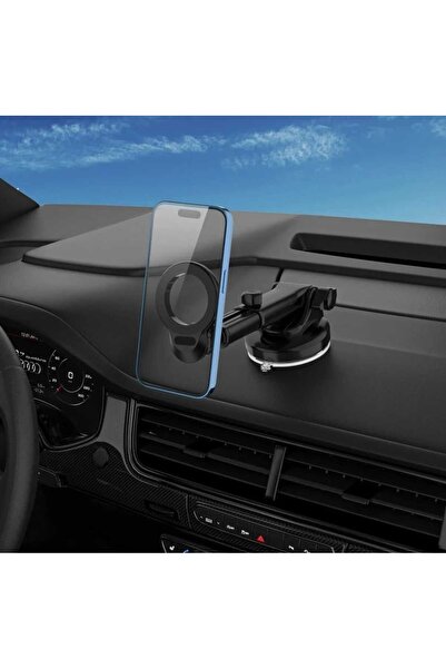Asfal Neodyum Mıknatıslı Araç telefon Tutucu Güçlü, Vantuzlu Masaüstü Telefon...