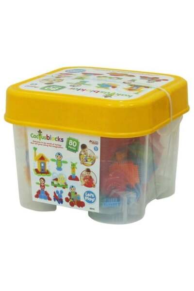 Genel Markalar Kaktüs Blok Kova (80 Parça)