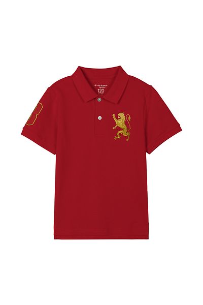 Giordano Junior Embroidery Short Sleeve Bold Polo