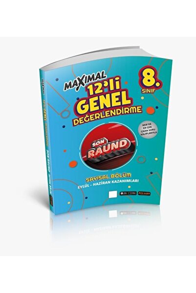 Artı Zeka Yayınları 8. Sınıf Maximal 12'li Son Raund Sayısal Deneme Sınavı