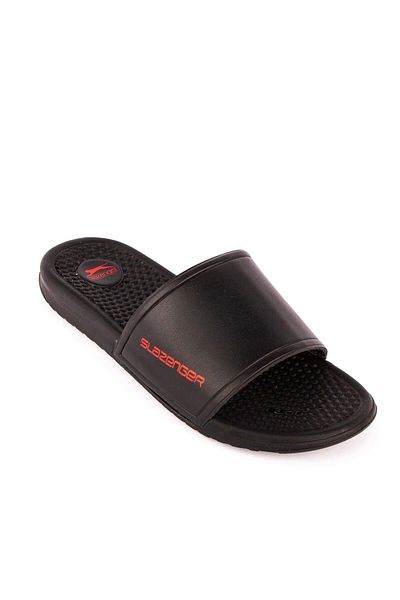 Slazenger Papuci pentru bărbați Foot Black Red Daily