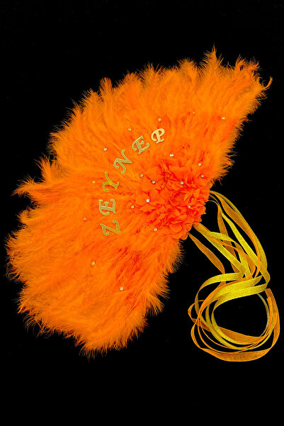 ZEYMERADE مروحة العروس البرتقالية، حفلة توديع العزوبية، العروس لتكون، وصيفة ا...