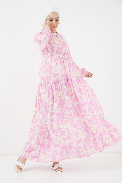 Bigdart 2423 Model rochie roz Y.Pink cu model autentic