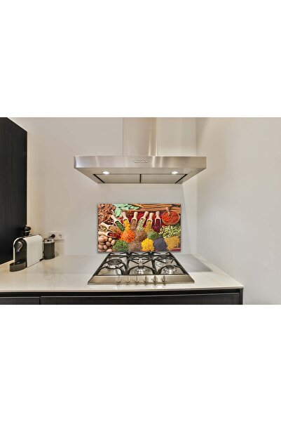 wudie Protector din sticlă pentru spatele aragazului, sticlă temperată rezistentă la rupere