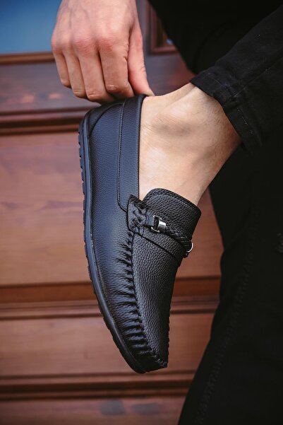 Oksit Удобни ежедневни мъжки мокасини с детайли Mnc 205 Buckle