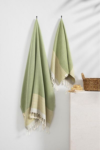 Denizli Concept Green Agora Set Peskir & Peshtamal - 100% βαμβάκι - Πετσέτα μπάνιου & παραλίας