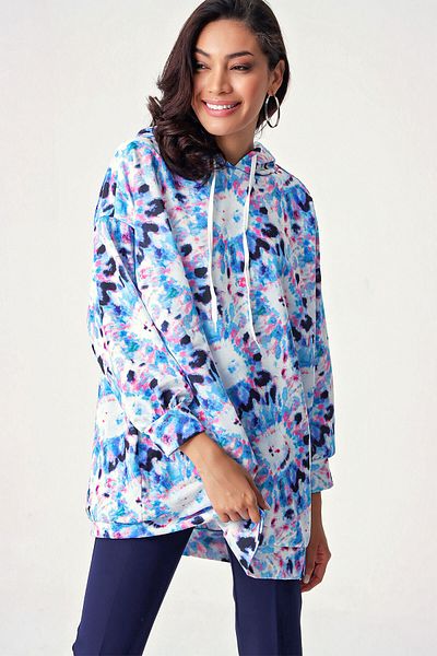 Bigdart 4125 Oversize Sweat Dress - Blue