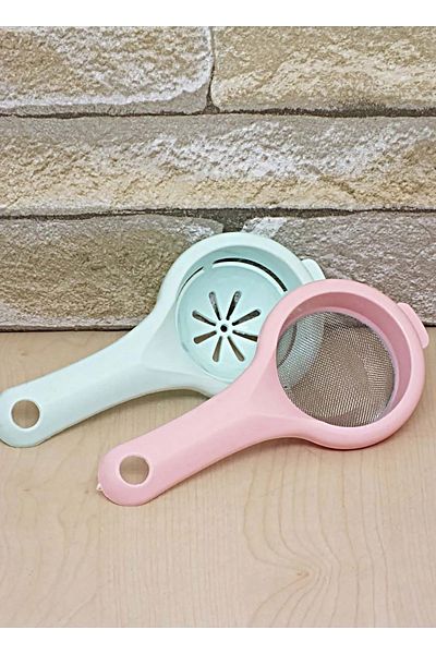 CEYHAN Mchome Egg White Separator and Tea Strainer Set of 2