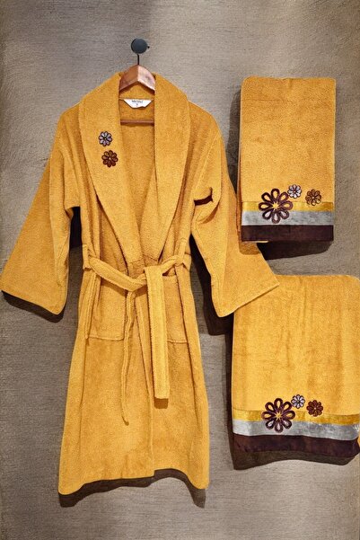 Minteks Романтичні спогади Жіночий набір з 3 рушників для ванної та халатів (СЕРІЯ VINTAGE)