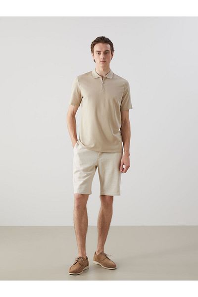 LC Waikiki Ανδρικά σορτς New Season Standard Calip Linen Mixed - S56474Z8