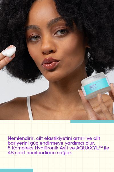 SHE VEC 48 Hour Effective Moisturizing Cream - 5 Complex Hyaluronic Acid - All Skin Types 50ml