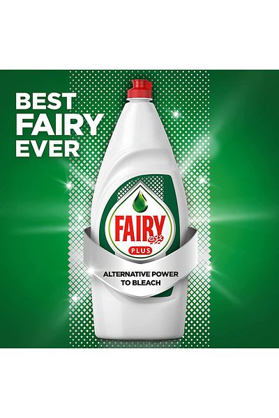 Fairy Plus Dishwashing Liquid Original 600ml X2