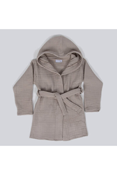 Home Harmony 4 Layer Muslin Children's Bathrobe with Hat