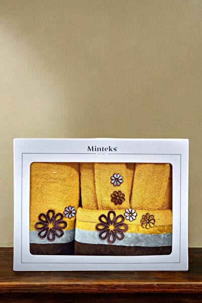 Minteks Романтичні спогади Жіночий набір з 3 рушників для ванної та халатів (СЕРІЯ VINTAGE)