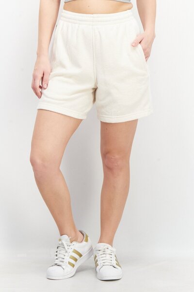 adidas Women Sport Fit Training Shorts, Beige