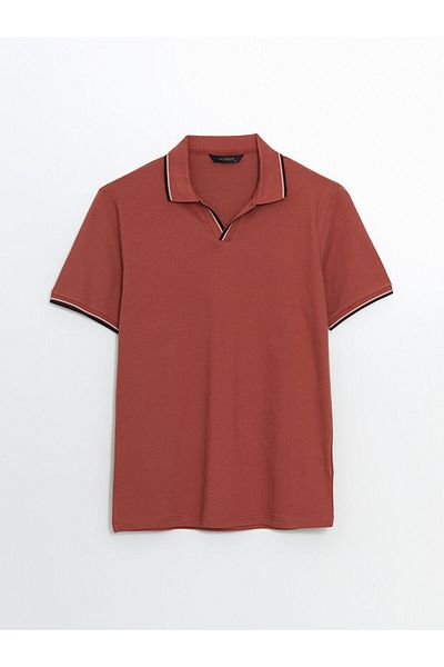 LC Waikiki Ανδρικό κοντομάνικο μπλουζάκι SOUTHBLUE Polo Neck