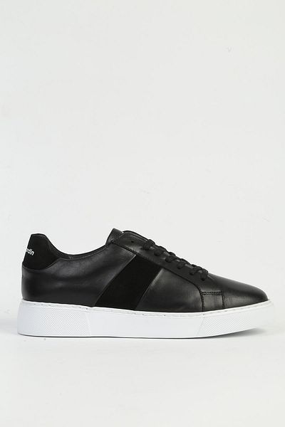 Pierre Cardin Women's Black and White Leather Sneakers - Pc-32723