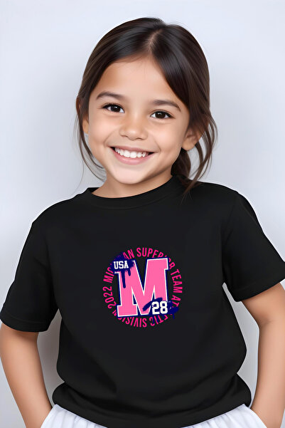 YA KO KİDS Tricou cu mânecă scurtă pentru fetiță cu imprimeu M