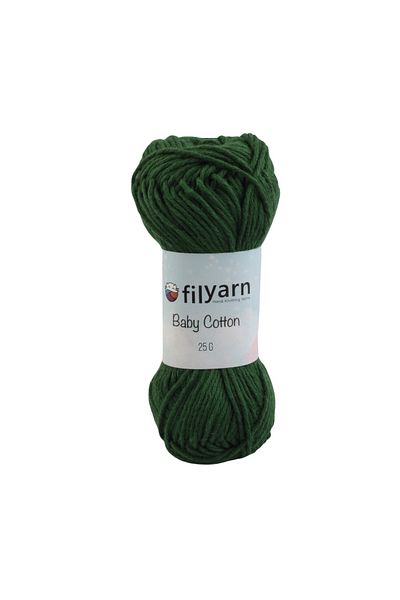 Filyarn 25 γραμμάρια Oeko-tex Certified Baby and Vest νήμα - Πλεκτό στο χέρι βαμβακερό νήμα