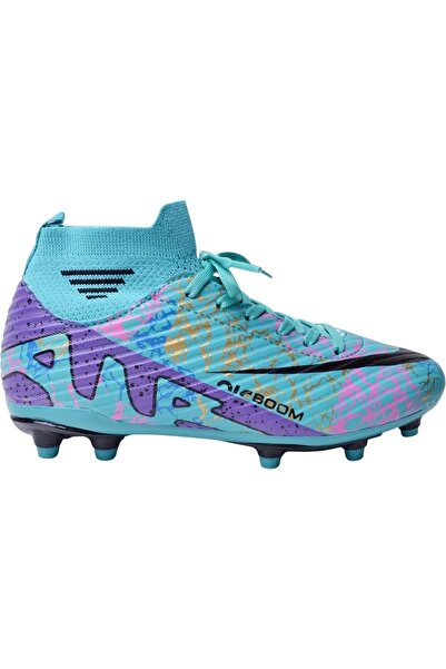 LALİGA Laliga 565 Turquoise-Purple Men's Football Shoes
