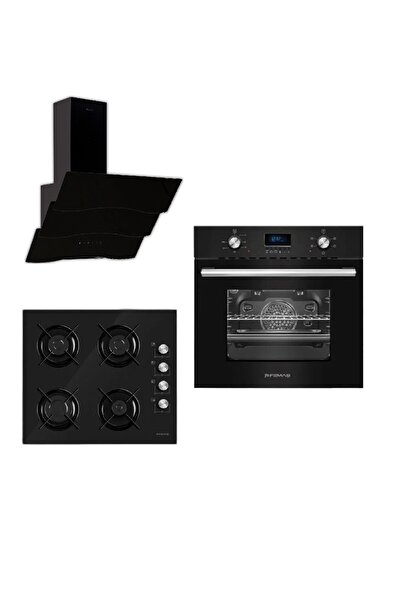 Ferre FEMAŞ ANKASTRE SİYAH SET (FERRE D023 - FEMAŞ 3140 - FEMAŞ 5002)