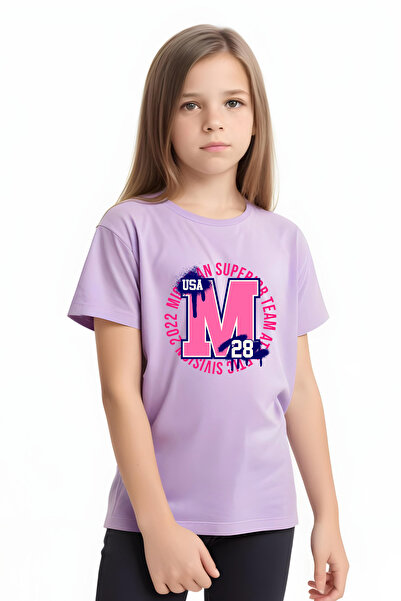 YA KO KİDS Tricou cu mânecă scurtă pentru fetiță cu imprimeu M