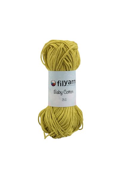 Filyarn 25 γραμμάρια Oeko-tex Certified Baby and Vest νήμα - Πλεκτό στο χέρι βαμβακερό νήμα