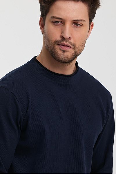 ALEXANDERGARDI Суитшърт с кръгло деколте и украса (E22-72300)