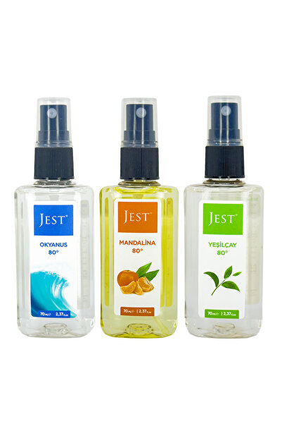 Jest 3'LÜ MİNİ SET KOLONYA (Okyanus-Mandalina-Yeşilçay)