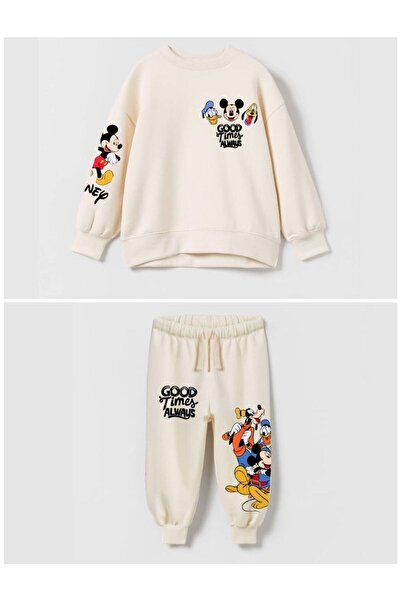 MANCY Dečiji Miki Maus Unisek Dečija odeća Vrh i donji set