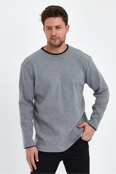 ALEXANDERGARDI Суитшърт с кръгло деколте и украса (E22-72300)
