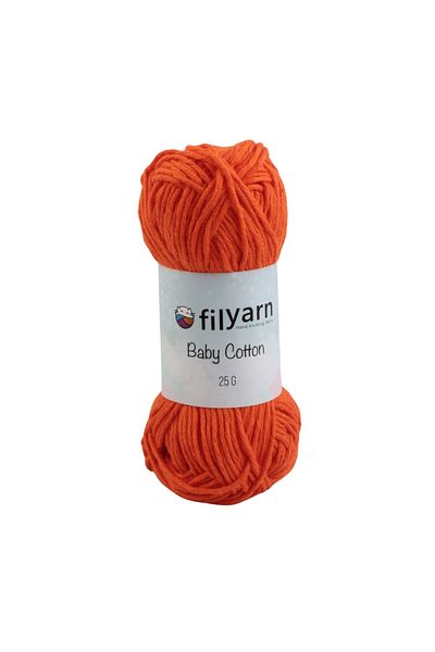 Filyarn 25 γραμμάρια Oeko-tex Certified Baby and Vest νήμα - Πλεκτό στο χέρι βαμβακερό νήμα