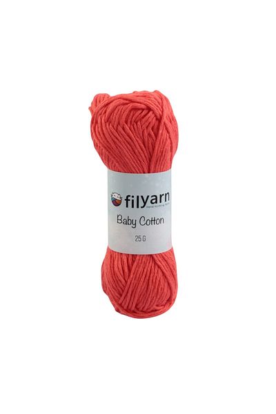 Filyarn 25 γραμμάρια Oeko-tex Certified Baby and Vest νήμα - Πλεκτό στο χέρι βαμβακερό νήμα