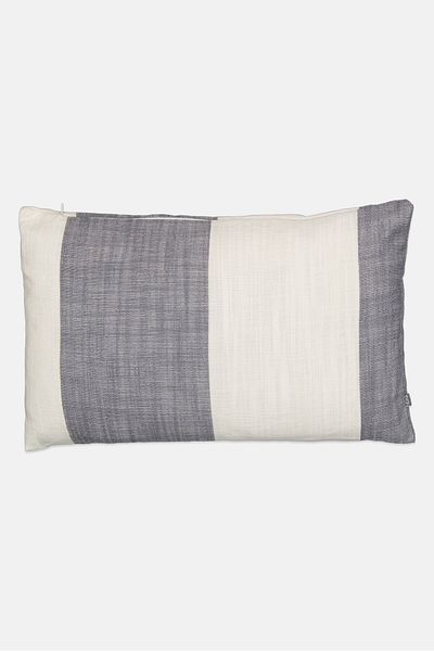 Muy Mucho Stripe Waterproof Removable Cover Cushion 50 X 30 Cm, Off-white