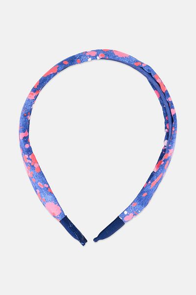 Goody Kids Girl Textured Headbands, Sage Blue