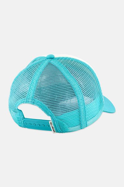 BİLLABONG Kids Girl Printed Mesh Adjustable Cap, Turquoise Combo
